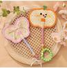 2025 Cute Animal Hand-Woven Cattail Fan – Durable, Creative, Portable Handheld Summer Fan