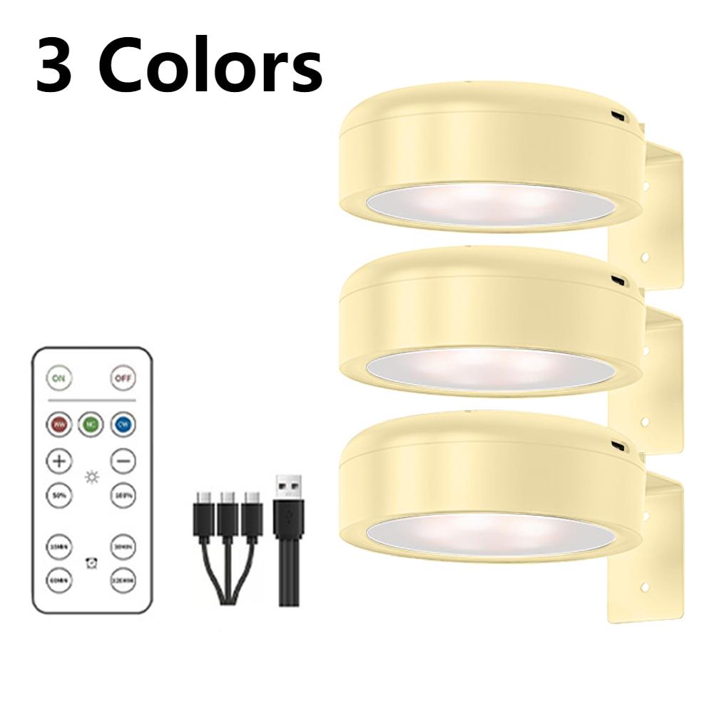 2/3Pcs Picture Lights for Wall Rechargeable Poster Lights Dimmable Wall Decor Light 3 Lighting Modes for Picture Frame Paintings