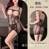 Sexy underwear hot transparent couple flirting free mesh clothes sexy jacquard hollow one-piece mesh socks
