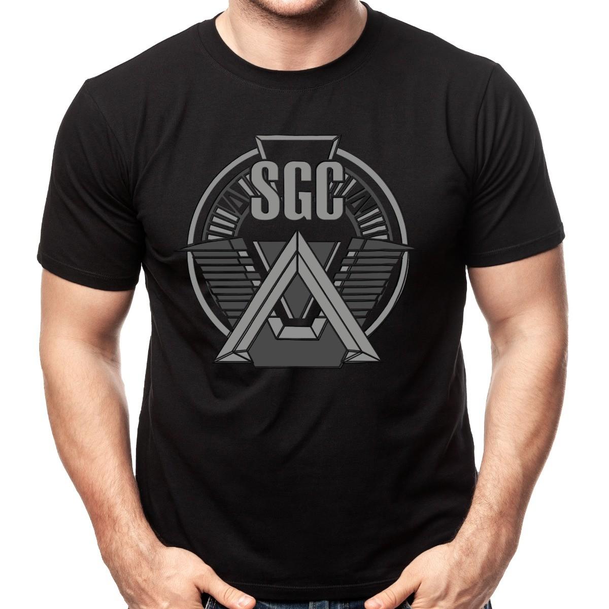 Stargate Command Grey Logo Adult Shirt S разноцветный
