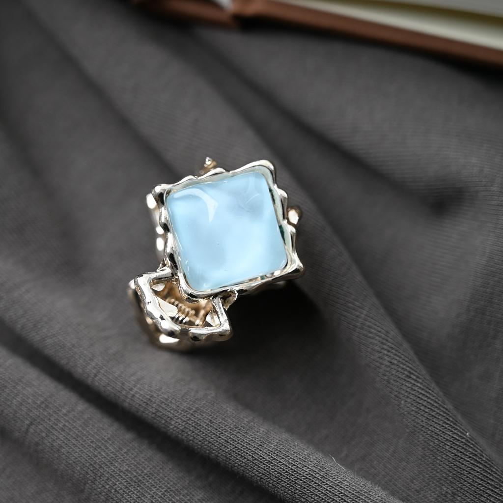 Pink Alloy Hair Claws Crab for Girls and Women Heart Square Hair Clips Headwear Hair Accessories for Long Hair Side Claw