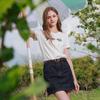 SanCai Women's 2026 Summer Embroidered T-Shirt