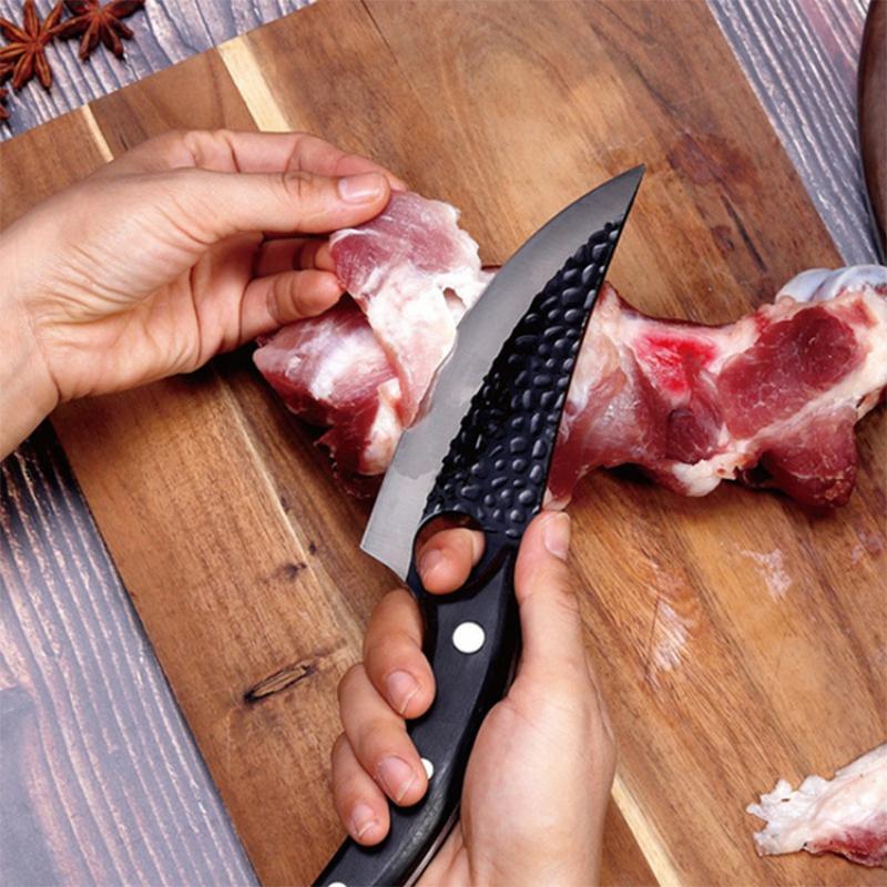 Household Boning Knife Stainless Steel Meat Cleaver Sharp Slicing Knife Cooking Tool Butcher Knife