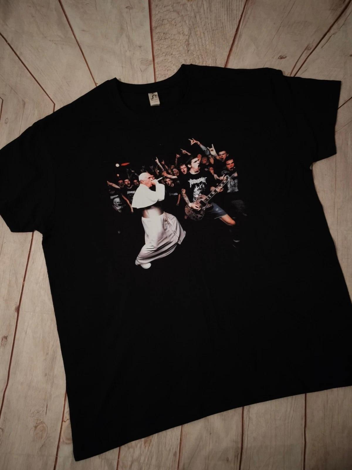 Rock Metal Judas Priest - Pope Francis funny t-shirt 2XL