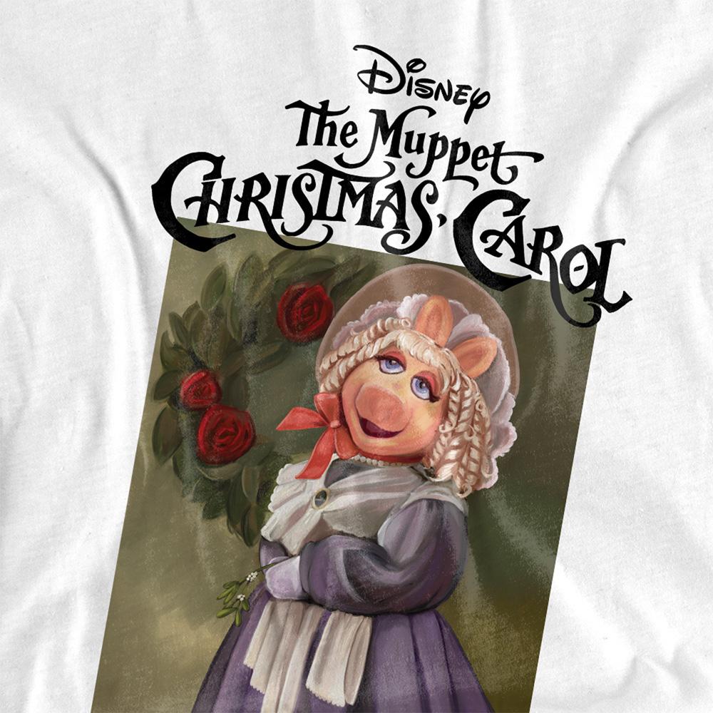 The Muppets Unisex Adult The Christmas Carol Miss Piggy Long-Sleeved T-Shirt