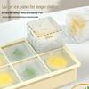 Free Shipping: Large Food-Grade Silicone Ice Cube Tray with Lid for Household Use