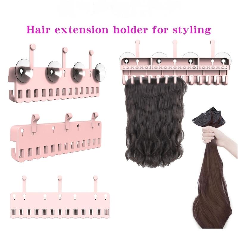 Hair Extension Holder Wigs Display Stand Hair Extension Organizers Wigs Rack Wigs Holder Practical Hair Styling Tool