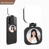 Portable Magnetic Selfie and Streaming Light with Built-in Makeup Mirror