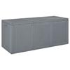 VidaXL Garden Storage Box Grey PP Rattan 270 L 364061