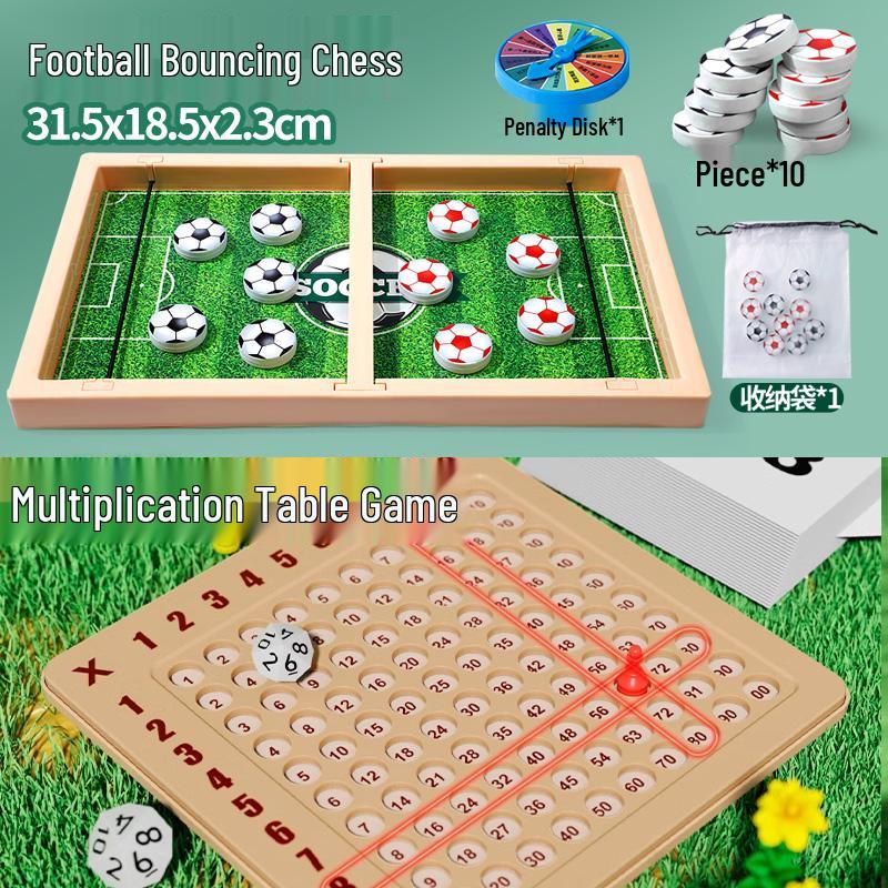 Boys' Tabletop Billiard and Soccer Game Set