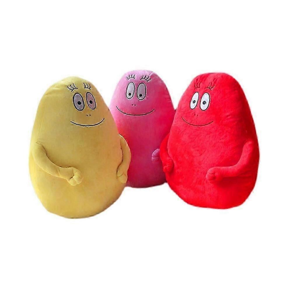 (Rood ongeveer 50cm) 50cm Familie Barbapapa Pluche Speelgoed Grote Maat Zacht Cartoon Anime Knuffelkussens Poppenkussen Sierkussen Speelgoed Voor Kinderen Kinderen Cadeau