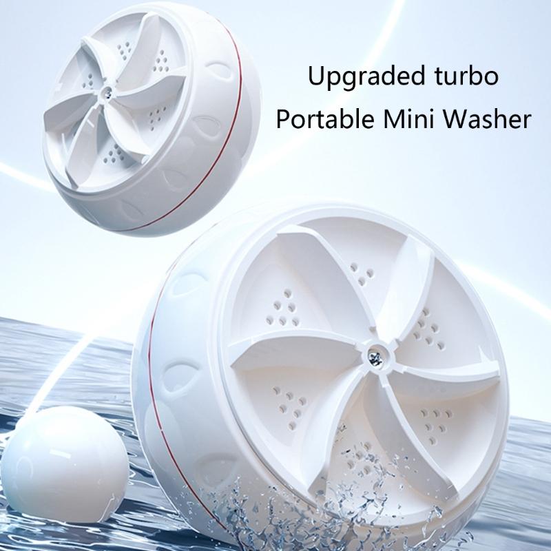 Portable Turbo Washers Mini Washing Machine Ultrasonic Turbine Washing Machine with USB Powered Travel Washers Cleaner