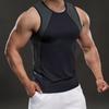 Muscle Summer New American Style Casual Short-sleeved T-shirt Fashionable Outdoor Sports Slim Elastic Fitness T-shirt
