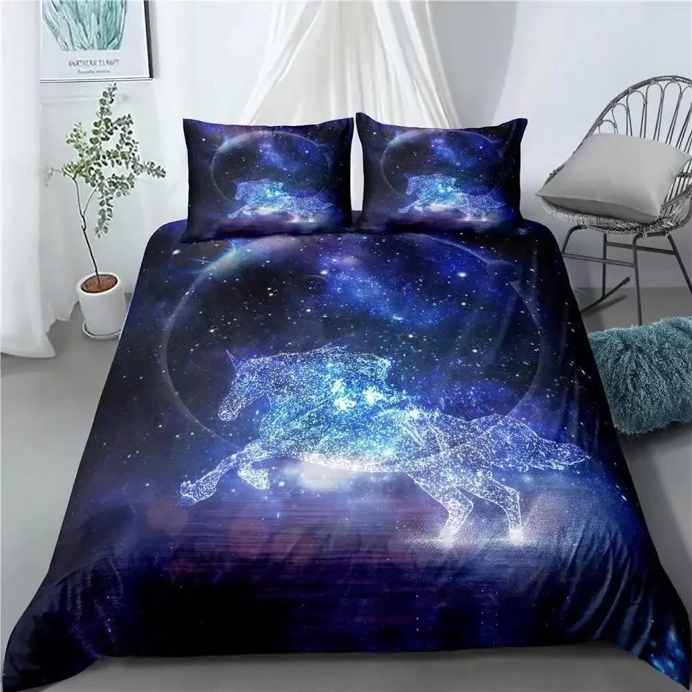 Totenkopf Bettbezug Set Schwarz und Weiß Floral Totenkopf Skelett Bettwäsche Set Mikrofaser EinzelDoppelQueenKing Größe Bettdeckenbezug 3-teilig