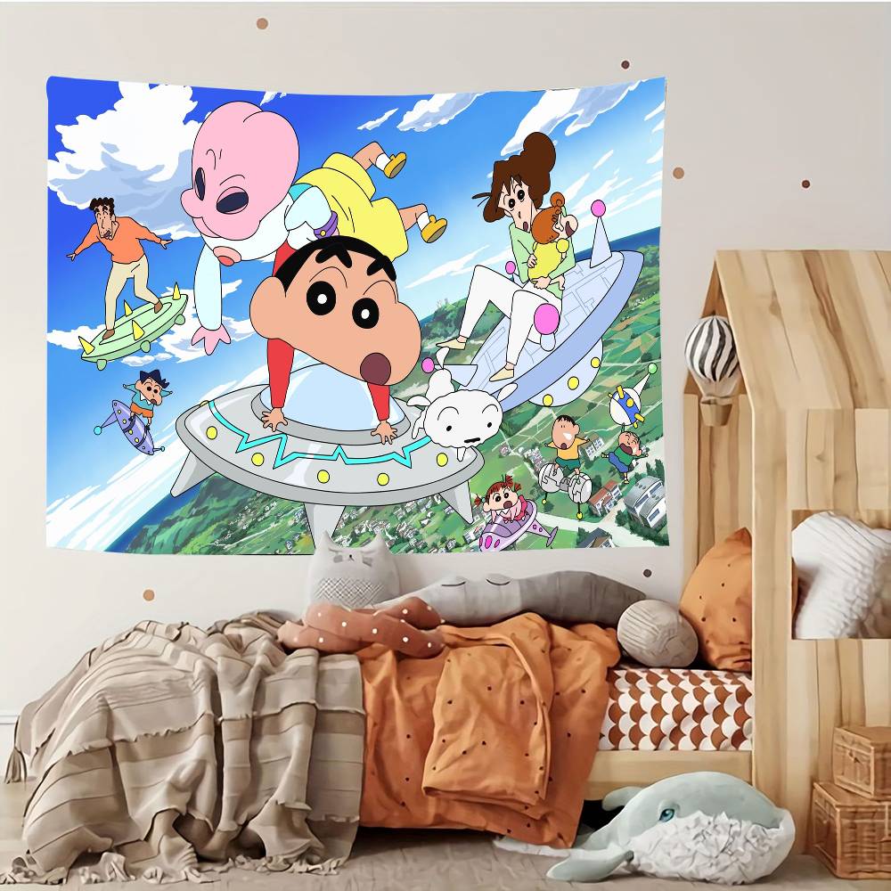CCrayon SShinchan Tapestry Customizable Tapestries Of Various Styleswall Hangings Celebrity Photo Printingwall Hangings