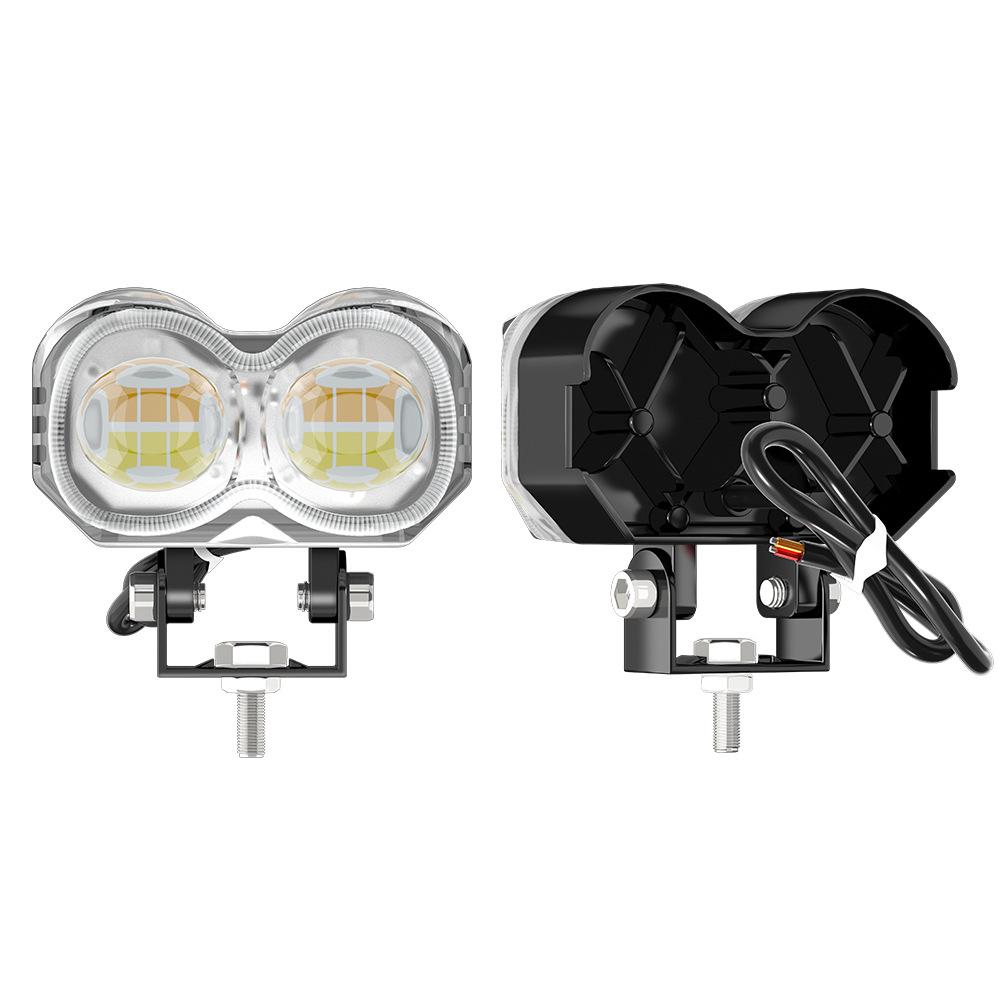 Motorcycle LED Headlight: Colorful Warning Light & Electric Vehicle Front Spotlight