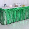 Colorful Table Skirt Tablecloths  For Party Birthday Gatherings Holiday Wedding Decorations