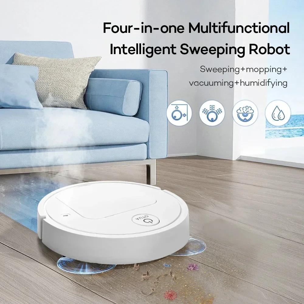 Nový robotický vysavač 5 v 1, silný, čistící a inteligentní robotický domácí spotřebič