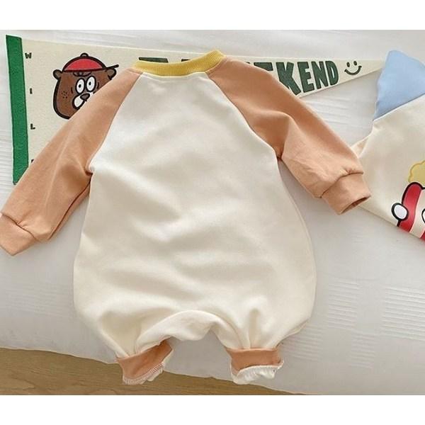 Popcorn Printing Snap Long Snack Size 90, Korea Best Childrens Clothes