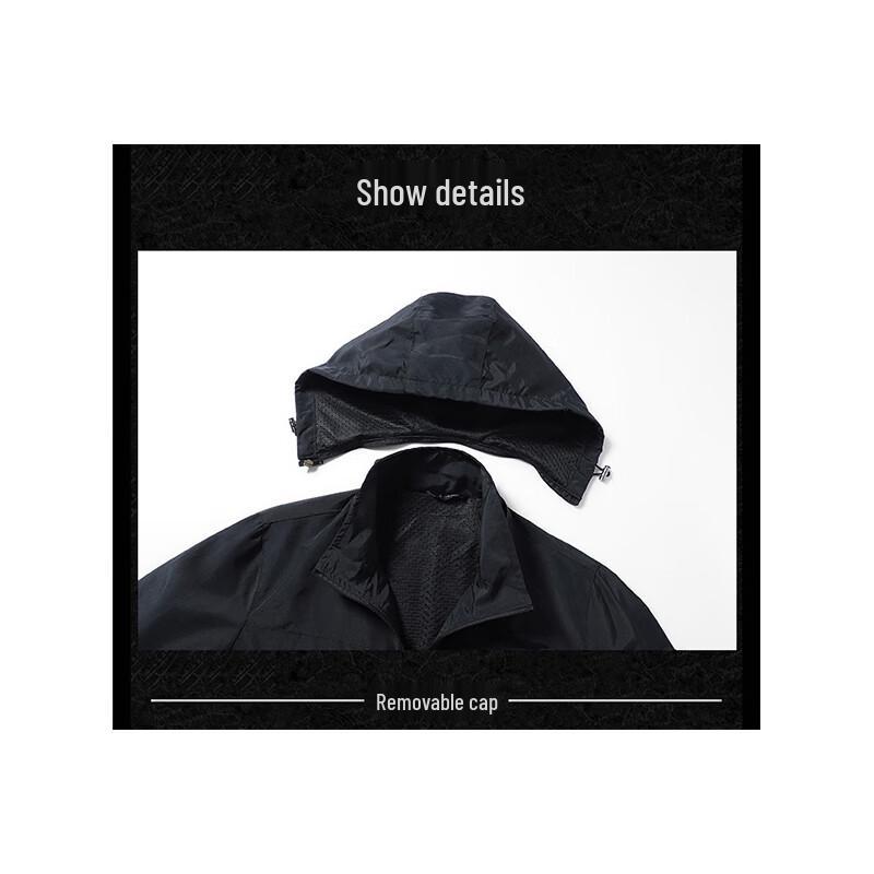 JEEP SPIRIT Herren Outdoor Freizeitjacke mit abnehmbarer Kapuze