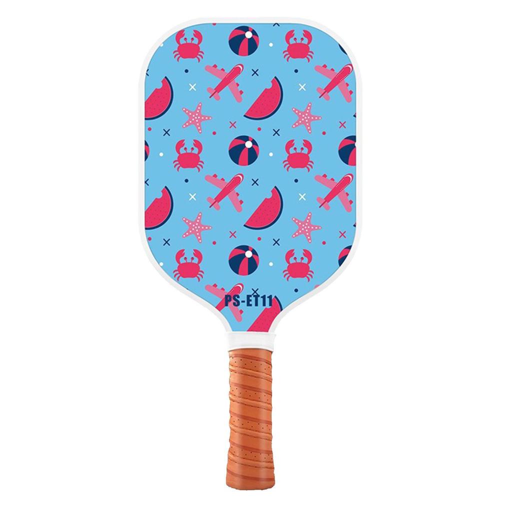 Children's Cartoon Fiberglass Pickleball Paddle Set