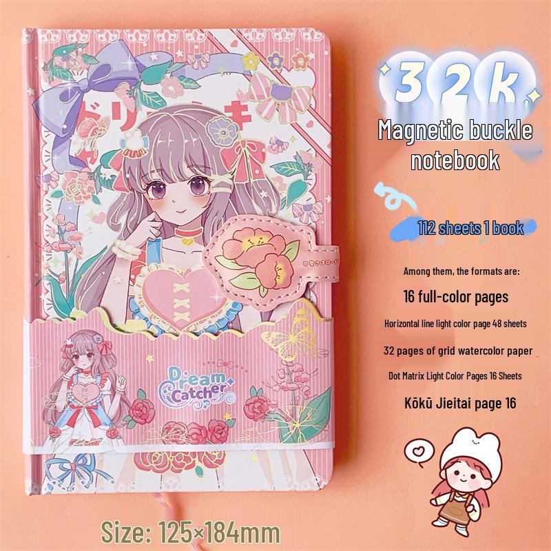 Cute Girly Japanese & Korean Notebook for DIY Stress Relief & Birthday Gifts