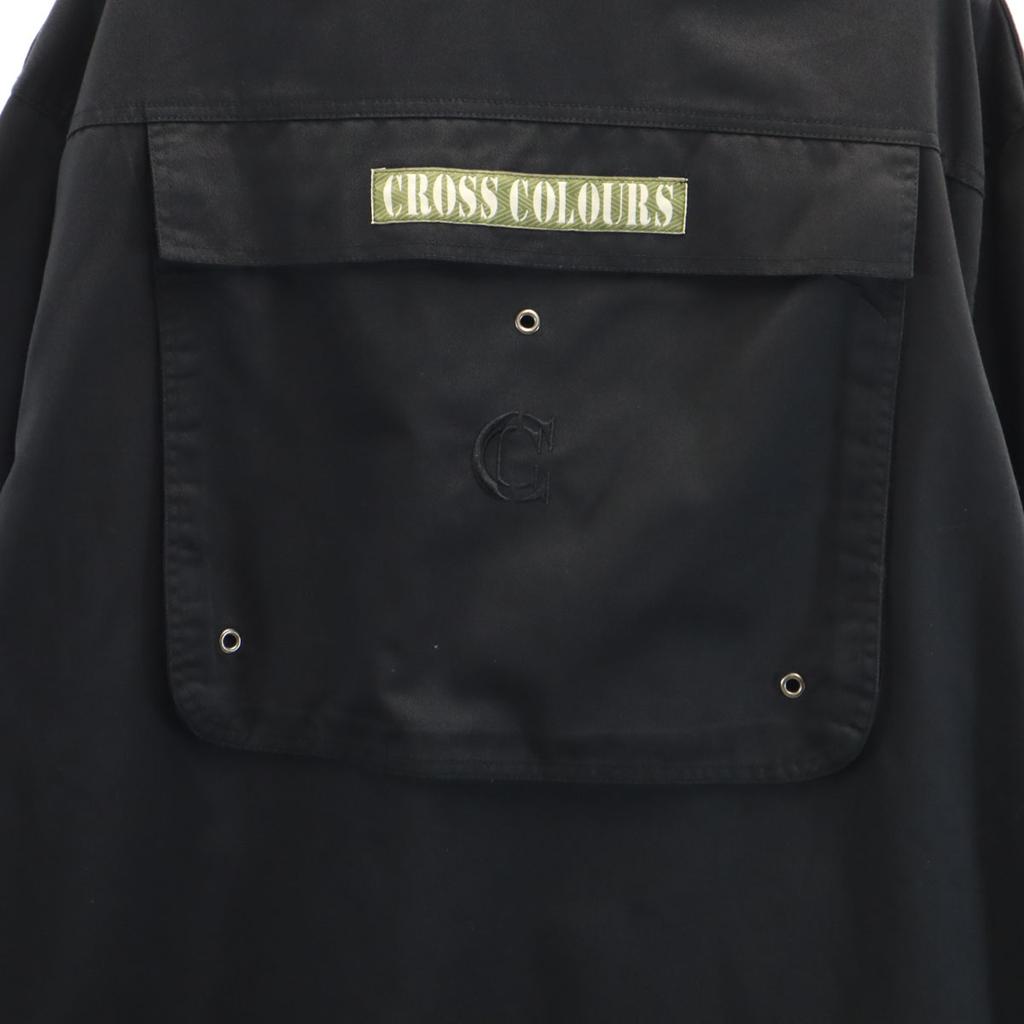 CROSS COLOURS Bruno Mars Long Sleeve Work Shirt L Black Men's Used