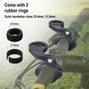 4pcs Stopwatch Washers Front Mount Gasket  Handlebar Washer Ring 31.8/ 25.4mm For Garmin Handlebar Gasket Adapter Bicycle Parts