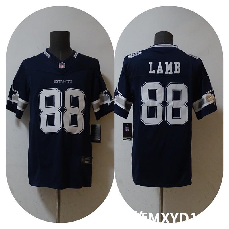 Dallas Cowboys 88 CeeDee Lamb Legend Football Jersey - Embroidered Sports Fan Game Day Apparel