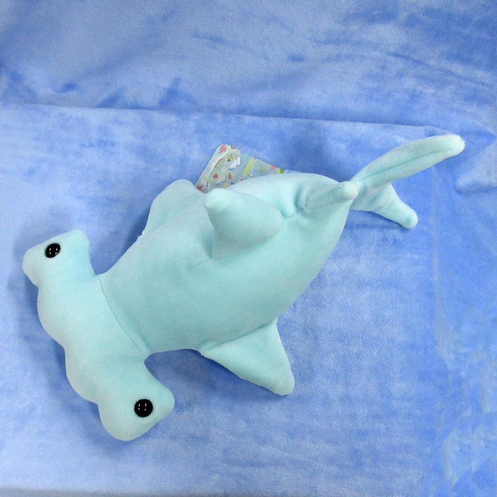 Underwater Walk Fluffy Plush Toy S Size Hammerhead Shark
