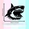 Shark Metal Wall Art Man Cave Decor Game Room Gift