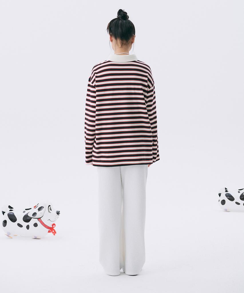 JUNEJUNE SPACE Frill Banding Pants_White