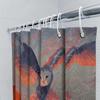 Eulen Duschvorhang Natur Wald Vögel Tierwelt Wandteppich Heimdekoration Badezimmer Set Vintage Künstlerisches Wandbehang Raumteiler