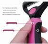 Dual-Sided Pet Grooming Rake Comb for Dogs - Detangling & Shedding Tool