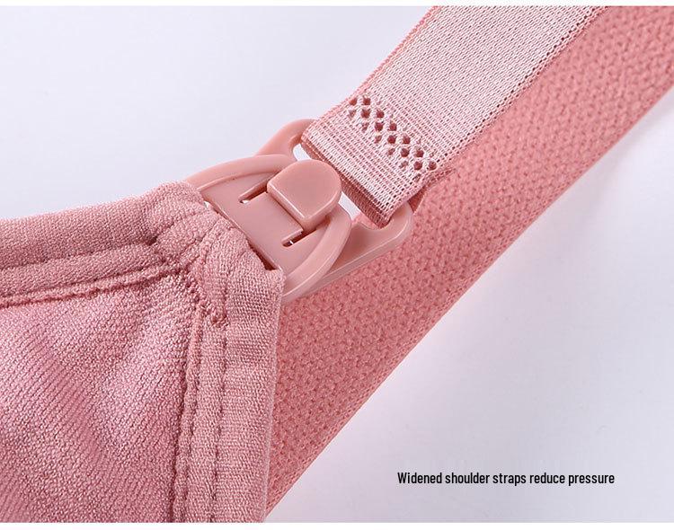 Hands-Free Wireless Nursing & Pumping Bra with Top-Open Buckle