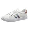 Spring and Autumn Women Sneakers Casual Walking Shoes Woman Flat Lace Up Sneakers Flat-bottomed Casual Shoes