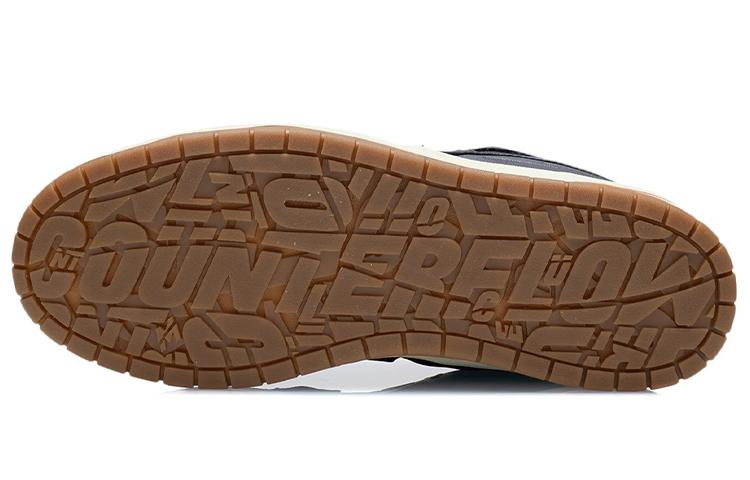 Li Ning CF Tracing The One Soft And Comfortable Low top Skateboard Shoes Men's Ebony Black Color AGCR469-3