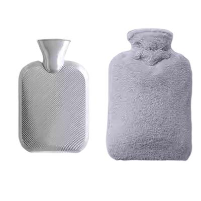 Bouteille d'eau chaude réutilisable avec housse en peluche