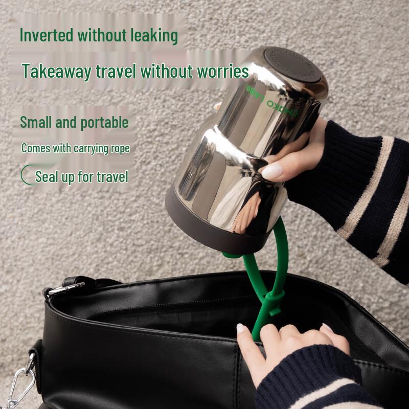 Chakolab Ceramic Coated Dual-Drink Insulated Stainless Steel Mug