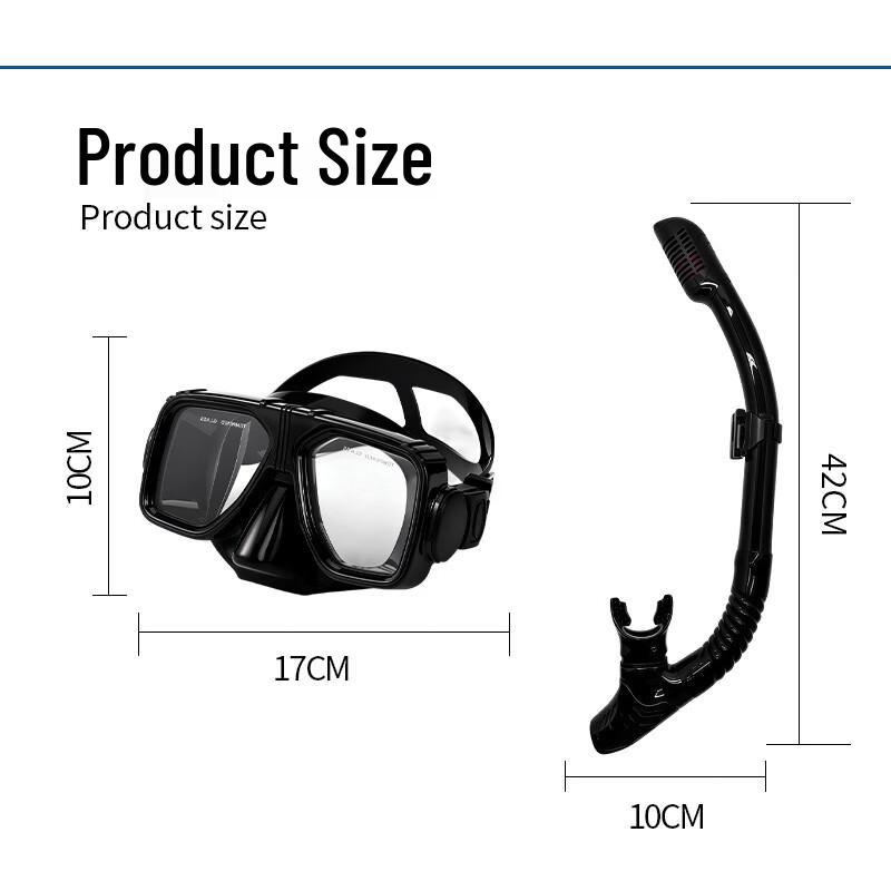 Shaoan HD Diving Mask and Dry Snorkel Set