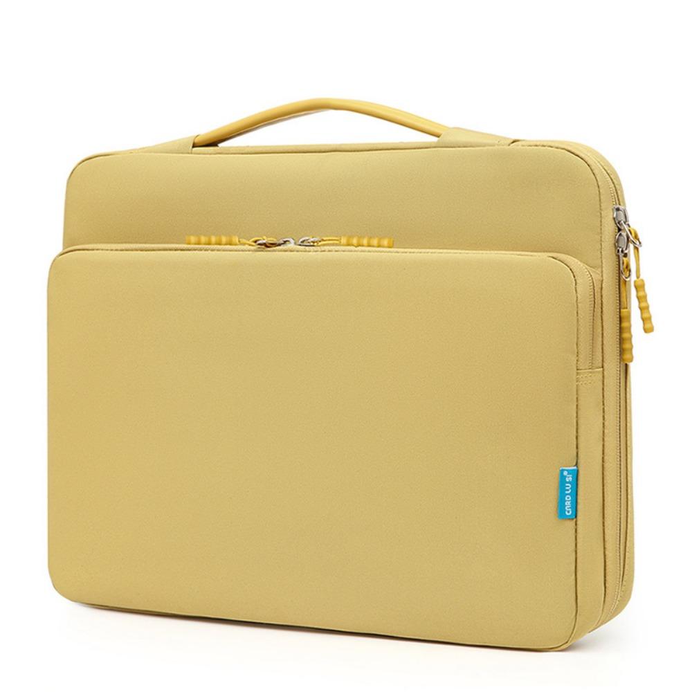 Fashion With Handle Portable Laptop Bags Lightweight Ultra Thin Laptop Case Dual Zipper Soft Material Notebook Sleeve Travel