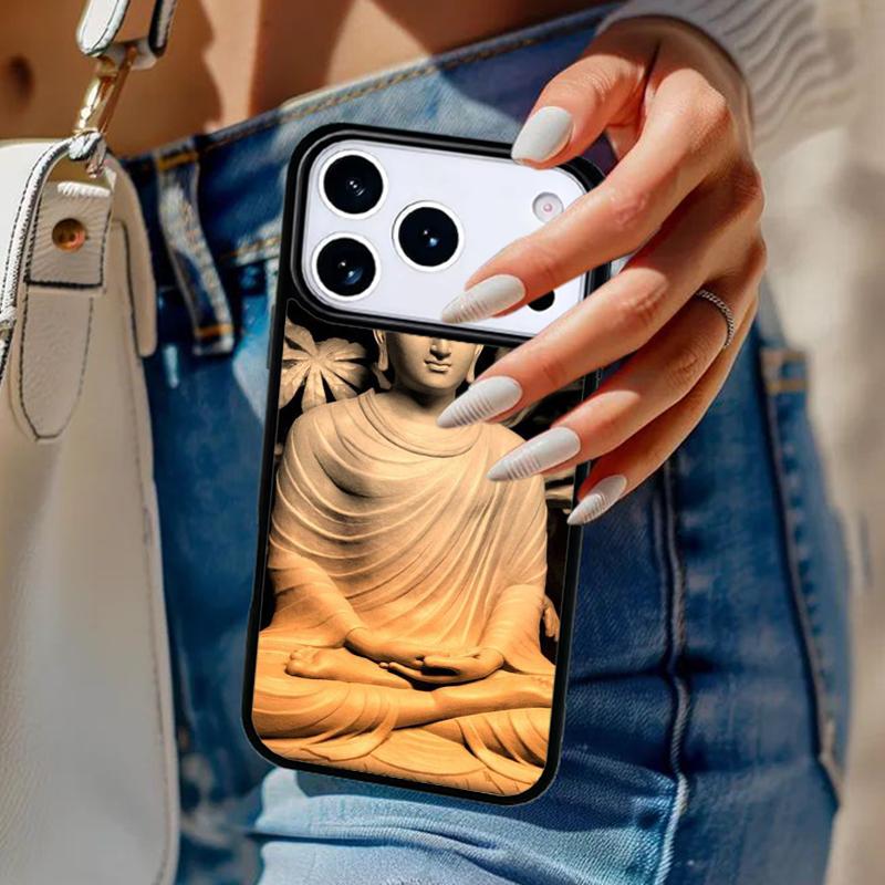 Shakyamuni Buddha Phone Case For iPhone 17 Air 14 15 13 12 Max Cover For Apple 16e 11 Pro Max Plus Coque