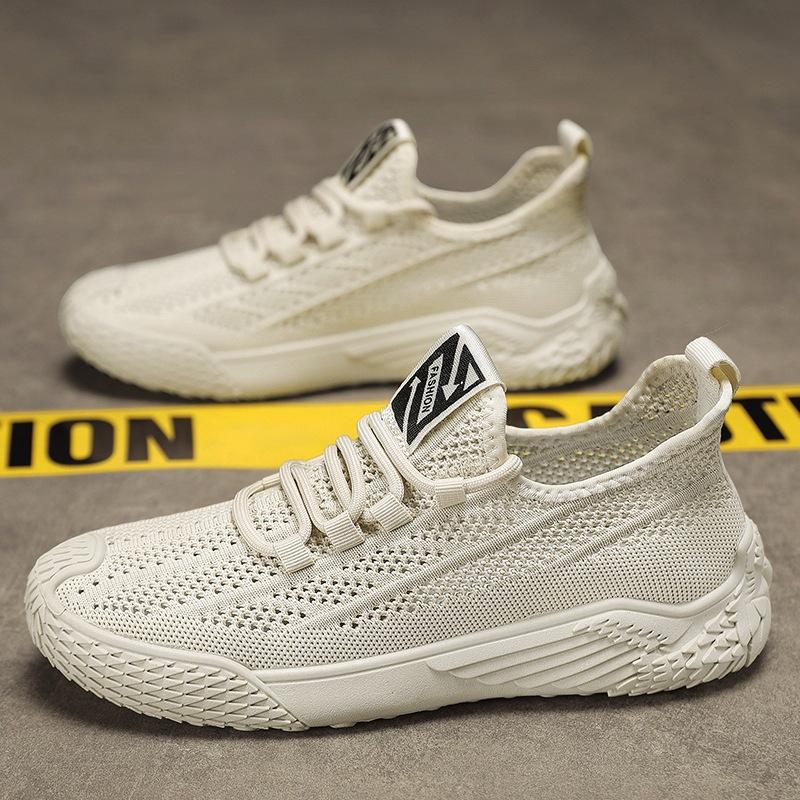 

Flying woven shoes men s summer 2025 thin breathable sports casual mesh shoes men s hollow mesh mesh shoes men s 39