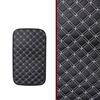 Classical Quilted Embroidery PU Leather Car Armrest Box Cover Center Console Pad