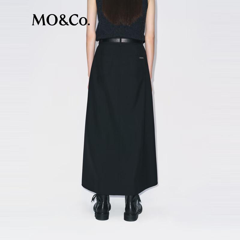 MO&Co. A-Line High-Waist Long Skirt