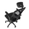 Office Chair Mesh High Back Desk Chair with Lumbar Support 3D Headrest 90 Degree Rotating Armrests Wheels Comfortable