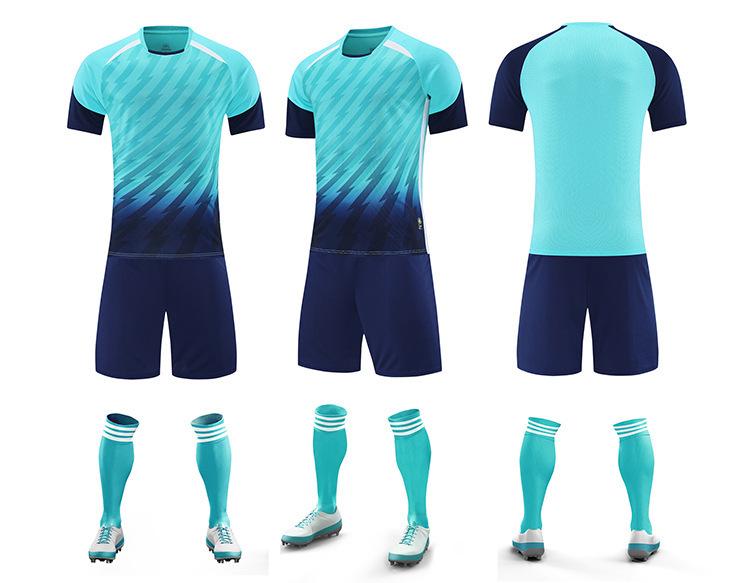 Dětský rychleschnoucí fotbalový dres s krátkým rukávem a potiskem loga pro tým a školní sporty