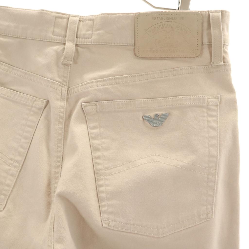 ARMANI JEANS made in Italy Long pants W31 beige Men's Used