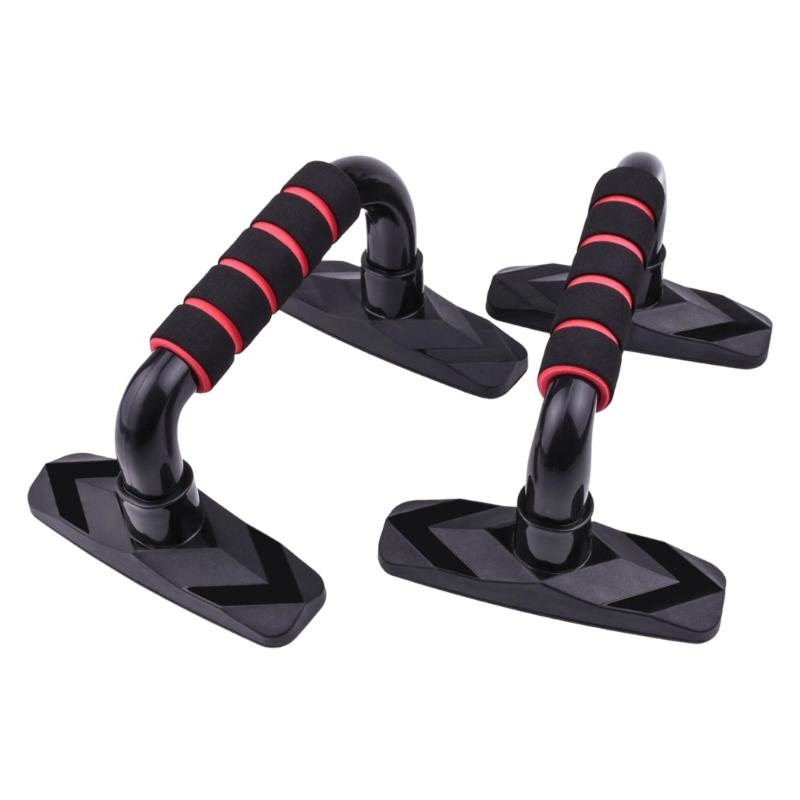 Adjustable H Type Push Up Station With Not Skid Base Perfect For Beginner And Athletes To Build Arm And Chest Muscles