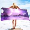 Beach Towel Moon Quick Dry Towel Sand Proof Beach Towels Super Absorbent for Travel Pool Swimming Bath Camping Yoga Gym Sports